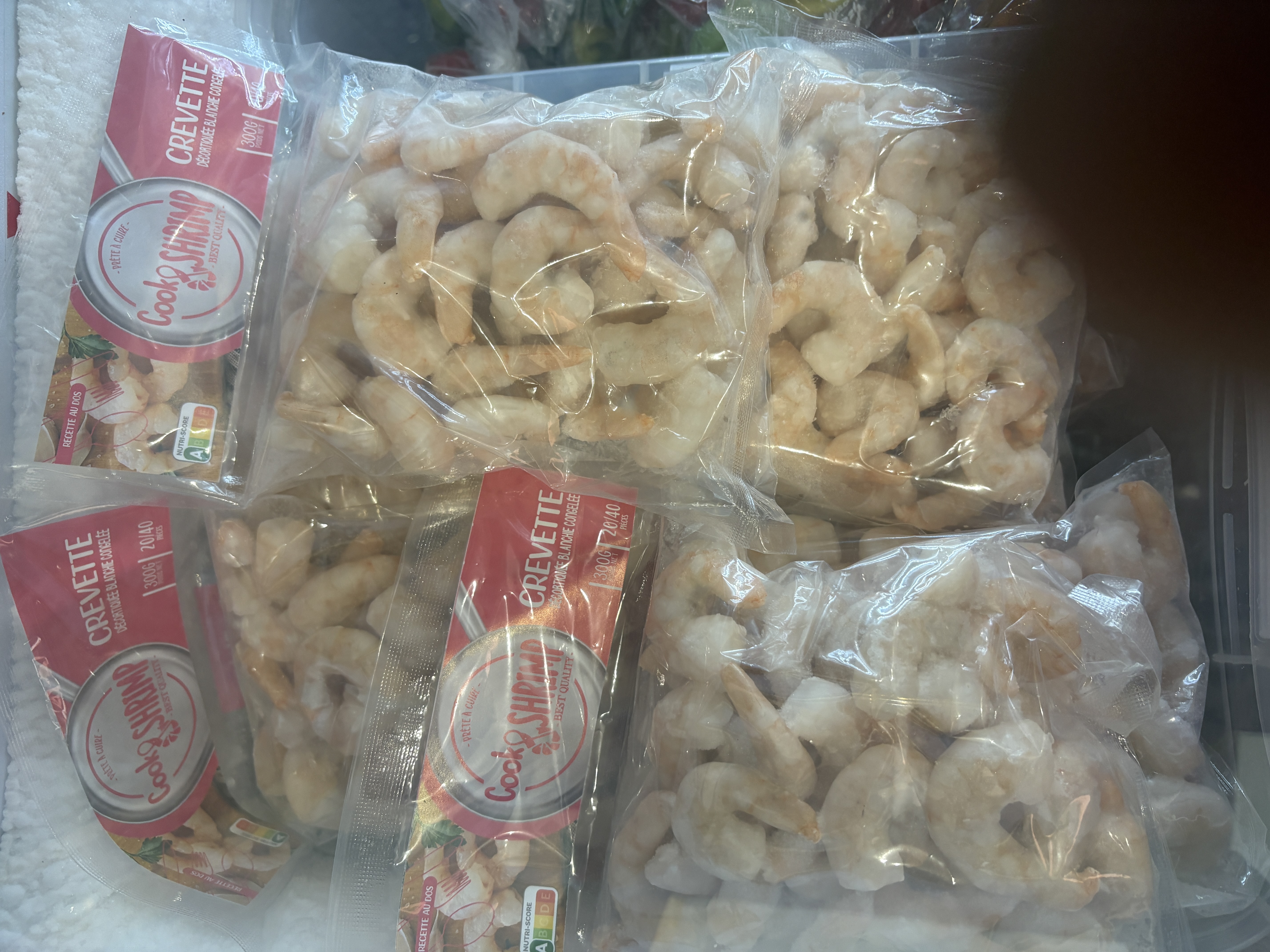 Crevettes entières
