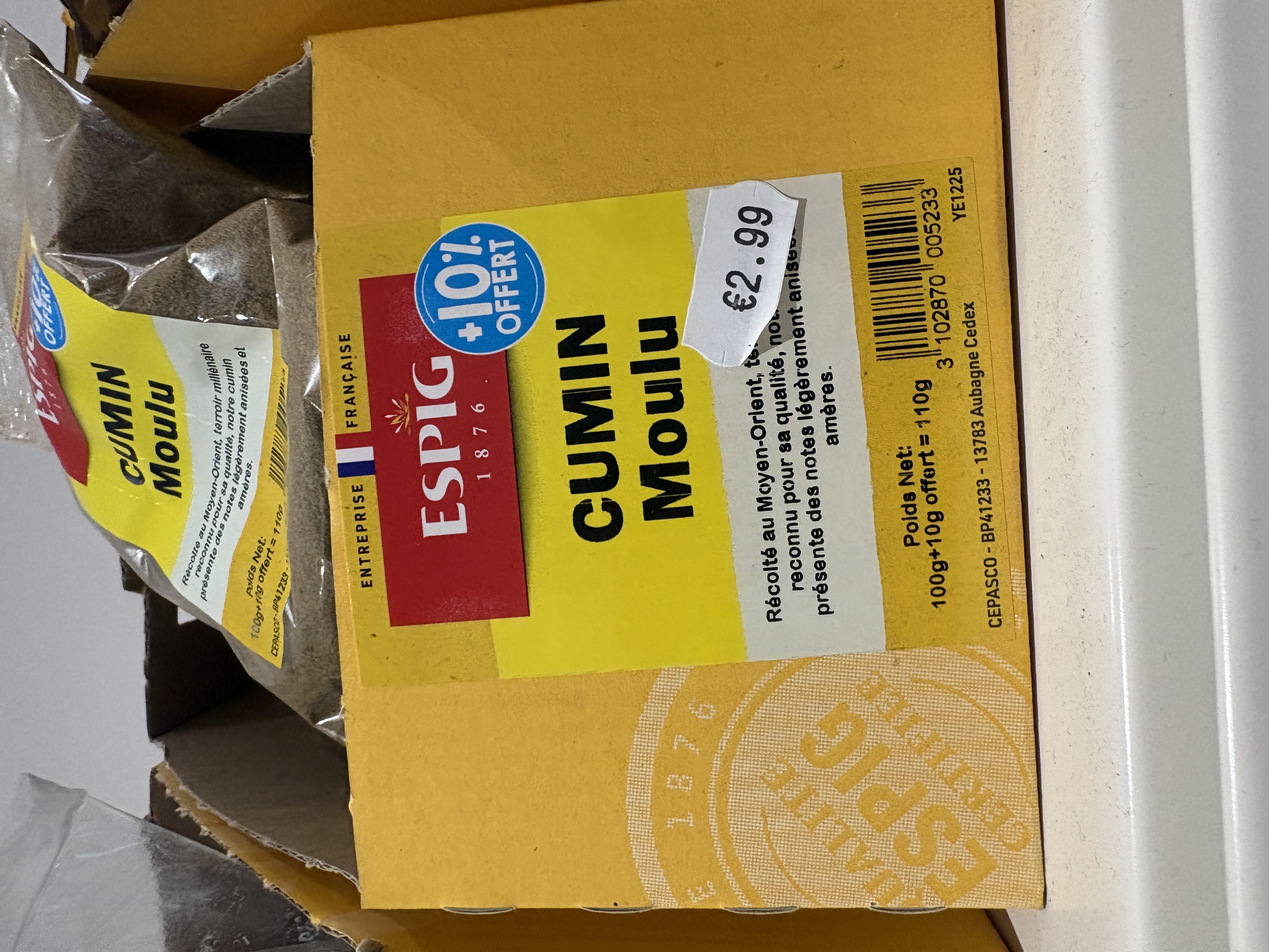 Cumin moulu